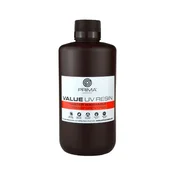 Smola za 3D tiskalnik PRIMA CREATOR Water Washable UV Resin, 500ml, prozorno rdeča