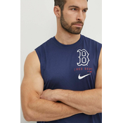 Kratka majica za vadbo Nike Boston Red Sox mornarsko modra barva