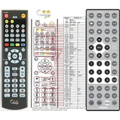 General SENCOR SPV7707T, SPV7909T, SPV8011T - compatible General-branded remote control