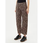 Please Jeans hlače P3HSDBNC97 Rjava Straight Fit