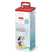 Nuk steklenička plastična Perfect Match Mickey Mouse 260ml, 3m+ sort.