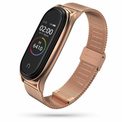 Metalni remen Milanese za Xiaomi Mi Band 7 - rose gold