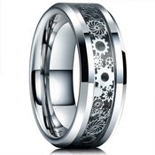 Prstan Wheels - Srebrna/59mm KP32389