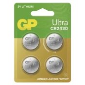 GP GP Ultra litijeva baterija, CR2430, 4 blistera (B32304)