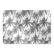Decormat Podloga za zaščito tal Sive palme 120x90 cm 15 cm
