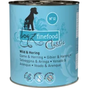 dogz finefood Pasja hrana Classic No. 12 - Divjačina in sled - 800 g