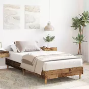 vidaXL Konstrukcija postelje Star les 80 x 200 cm Inženirski les