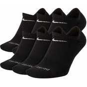 Carape za tenis Nike Everyday Plus Cushioned Training No-Show Socks 6P - black/white