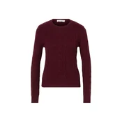 Pure Cashmere NYC Pulover vinsko rdeča