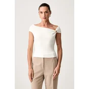 Guess Bluza W6YP48 K4527 Kremna Regular Fit