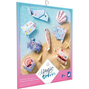 Janod Atelier komplet mini origami papirnatih sestavljank Magic Ocean