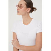 Majica kratkih rukava Juicy Couture za žene, boja: bijela