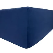 shumee Jersey Delux nastavljiva rjuha - temno modra 50x70 z elastiko, polirani izdelek