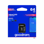 MicroSD spominska kartica 46GB UHS-I + adapter