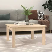 Stolic za kavu 55x55x30 cm od masivne borovine