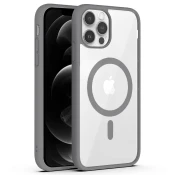 Hibridni ovitek PastelMag z magnetom MagSafe za iPhone 17 Pro Max - titanium gray