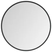 Vidaxl Stensko ogledalo črno 60 cm