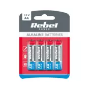 Alkalne baterije REBEL LR6 4 kos/bl.