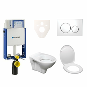 SIKOSSLPRO010 S-Line Pro wc školjka s kompletom Geberit Kombifix 110.302.00.5 Sigma20 white-krom