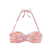 SUNSEEKER Bikini zgornji del nude/oranžna/staro roza/bela