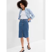 GAP Denim Midi Skirt - Women