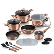 Berlingerhaus Set posod BH-7034 18 ks Rosegold Metallic Line