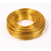 PLAYBOX ZLATA aluminijasta žica za DIY dekoracije 50m O 2mm