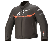 Dječja motoristička jakna Alpinestars T-SP S Waterproof bijelo-crveno-crna