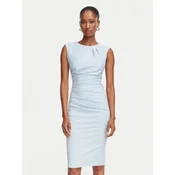 Rinascimento Cocktail obleka CFC0131063003 Svetlo modra Slim Fit