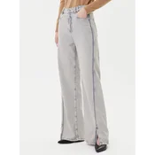 BOSS Jeans hlače C_Marlene Hr Split 50542436 Siva Relaxed Fit