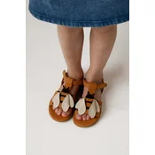 Otroški usnjeni sandali Donsje Iles Sky Sandals Bee