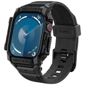 Ovitek Spigen Rugged Armor Pro, mat črna - Apple Watch 2024 46mm (ACS08604)