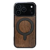 shumee Lesen ovitek Bewood za iPhone 17 Pro, dimljen hrast z MagSafe