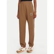 PINKO Spodnji del trenirke Plumcake 104790 A2RO Rjava Regular Fit