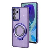 Overboard Ovitek za Samsung Galaxy M55 5G, bleščeč magnetni, za MagSafe, vijoličen