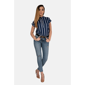 Merribel Womans Blouse Ouranila Navy Blue