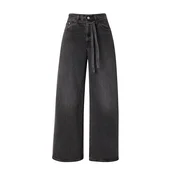 Levis za ženske. A8701-0003 Kavbojke XL ravne črne (25/33), Črna, Priložnostno, Bombaž, Džins