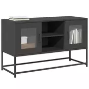 TV ormarić crni 100,5x39x60,5 cm čelični