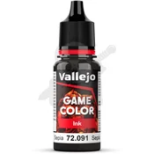 Vallejo VALL-72091 Črnilo Game C. 18 ml sepija