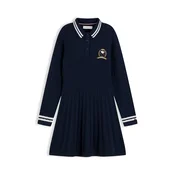 TOMMY HILFIGER Obleka PEANUTS mornarska/zlata/bela