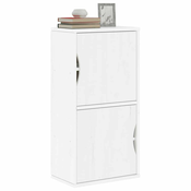 Bocni ormaric ODDA bijeli 40x24x79 cm puno drvo bor
