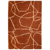 Casa Padrino luxury carpet brown/cream 160 x 230 cm - Rectangular living room carpet - Modern bedroom carpet - Luxury interior - Luxury quality