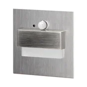 TRACO LED 1,5W, vgradna stopniščna svetilka, 12VDC, 30lm, 3000K, saten, senzor gibanja in mraka