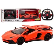 slomart LEAN TOYS RC Športni avto 1:12 z odpiranjem vrat, oranžen