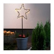 Eglo 411175 - LED spoljna božicna dekoracija SPIKY LED/3xAA IP44 zvezda