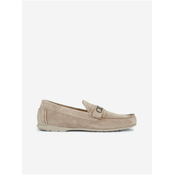 Beige Mens Suede Loafers Calvin Klein - Mens