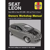 Seat Leon (Sept 05 to Sept 12) 55 to 62 reg