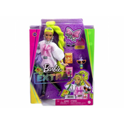Lutka Barbie Fashionista Barbie Extra Neon Green Ma