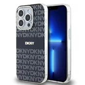 DKNY Etui DKNY IML Mono & Stripe MagSafe za iPhone 14 Pro - črno
