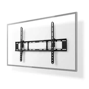 Nedis Nagibni stenski nosilec za TV | 37–70” | Nosilnost do 35 kg | Nagib 20° | Odmik od stene 38 mm | Jeklo | Črn